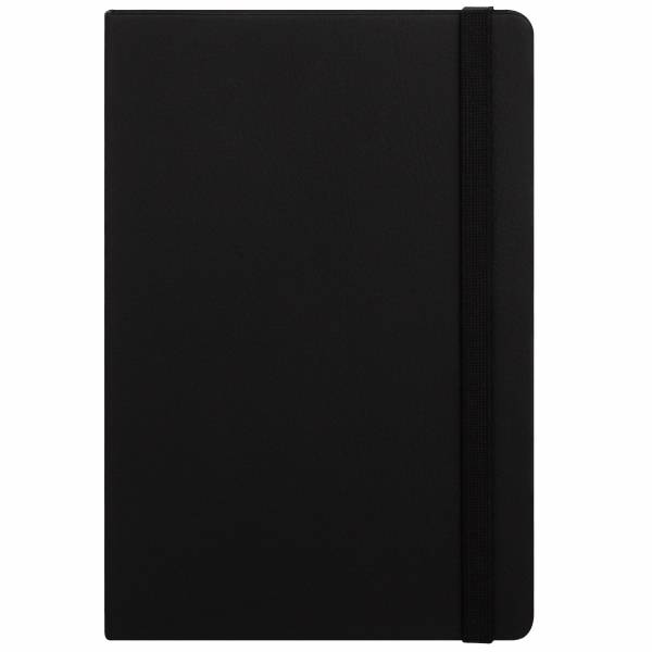 Ежедневник Marseille soft touch BtoBook недатированный, черный (без упаковки, без стикера)