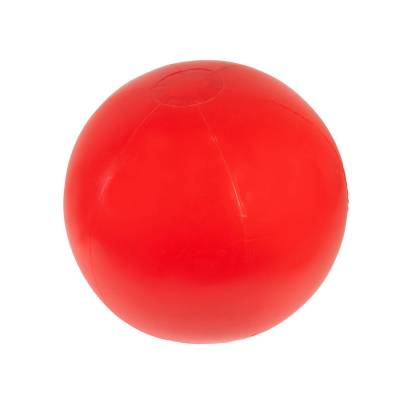 Мяч пляжный надувной; красный; D=40-50 см