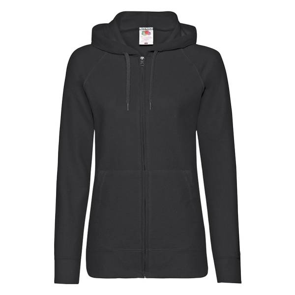 Толстовка без начеса "Ladies Lightweight Hooded Sweat"