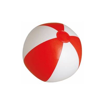 SUNNY Мяч пляжный надувной; бело-красный