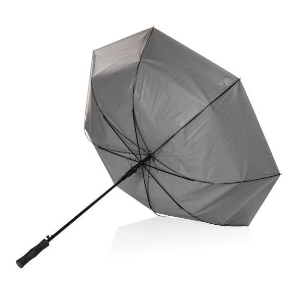 Двухцветный плотный зонт Impact из RPET AWARE™ с автоматическим открыванием