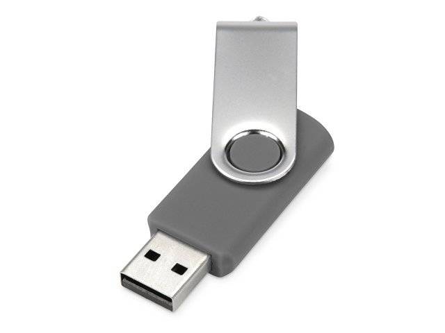 Флеш-карта USB 2.0 16 Gb «Квебек», серый