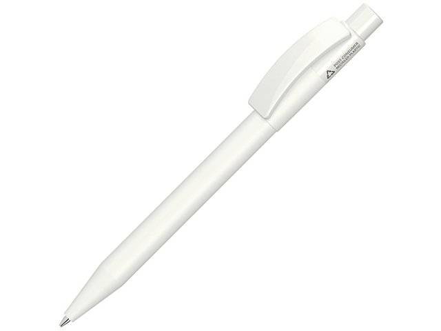 Шариковая ручка из вторично переработанного пластика "Pixel Recy", белый