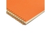 Бизнес тетрадь на гребне А5 "Pragmatic", 60 листов в клетку, оранжевый