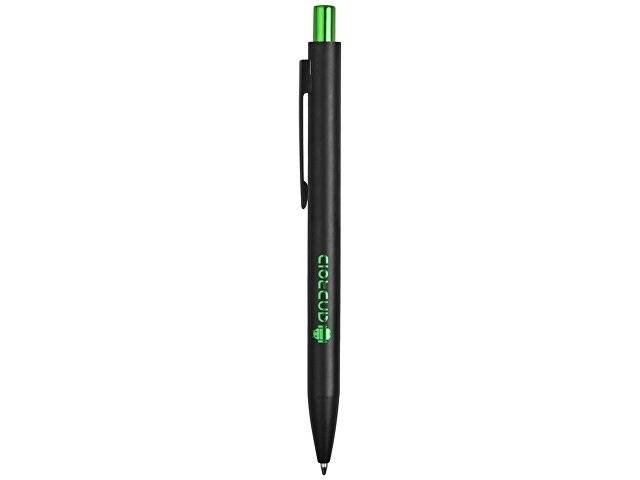 Ручка металлическая шариковая «Blaze» с цветным зеркальным слоем, черный/зеленое яблоко