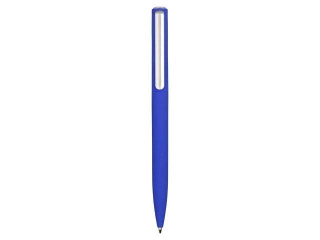 Ручка шариковая пластиковая "Bon" с покрытием soft touch, синий