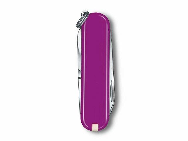 Нож-брелок VICTORINOX Classic SD Colors "Tasty Grape", 58 мм, 7 функций, фиолетовый