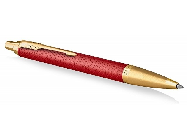 Шариковая ручка Parker IM Premium K318  Red GT, стержень: M, цвет чернил: blue, в подарочной упаковке.