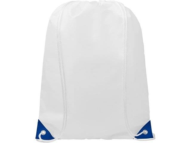 Рюкзак со шнурком Oriole, имеет цветные края, синий