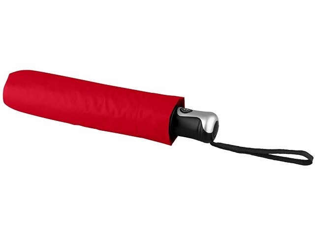 Зонт Alex трехсекционный автоматический 21,5", красный