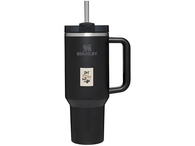 Stanley Quencher H2.0 стакан 1200 мл - сплошной черный