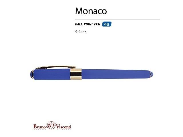 Ручка пластиковая шариковая «Monaco», 0,5мм, синие чернила, синий