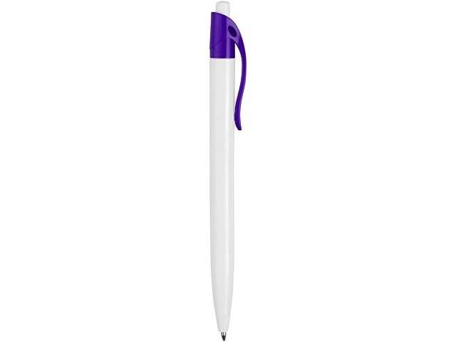 Ручка шариковая "Какаду", белый/фиолетовый