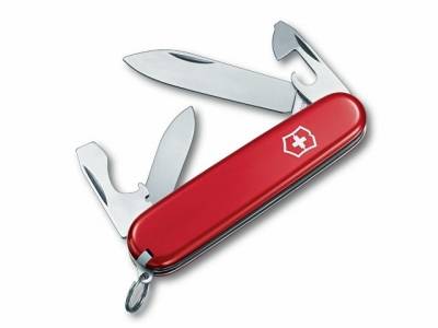 Нож перочинный VICTORINOX Recruit, 84 мм, 10 функций, красный