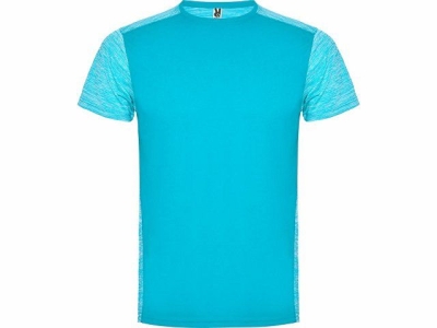 Спортивная футболка "Zolder" мужская, бирюзовый/бирюзовый меланж
