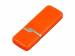 Флешка 3.0 промо прямоугольной формы c оригинальным колпачком, 64 Гб, оранжевый