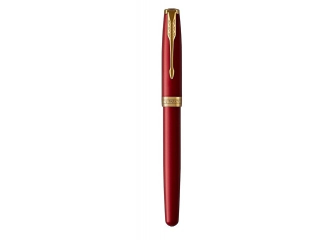 Ручка-роллер Parker Sonnet Red Intense GT, стержень: F, цвет чернил: black, в подарочной упаковке