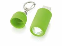 Мини-фонарь "Avior" с зарядкой от USB, зеленый