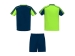 Спортивный костюм "Juve", неоновый зеленый/нэйви