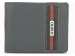 Бумажник Mano "Don Leonardo", с RFID защитой, натуральная кожа в сером цвете, 10,5 х 2 х 8,5 см