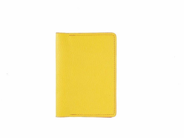 Обложка для паспорта Valerie Concept PSC11, желтый/красный