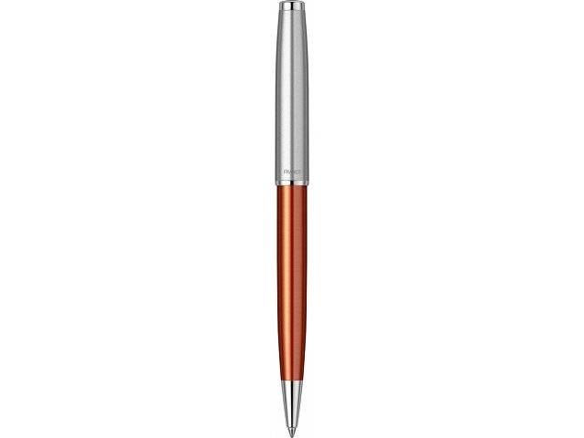 Шариковая ручка Parker Sonnet Essentials Orange SB Steel CT, цвет чернил black, перо: M, в подарочной упаковке.