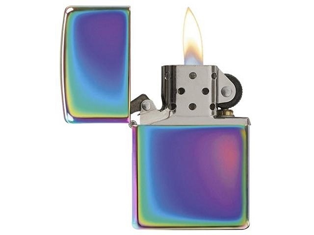 Зажигалка ZIPPO Classic с покрытием Spectrum™, латунь/сталь, разноцветная, глянцевая, 38x13x57 мм