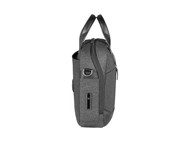 Портфель VICTORINOX Architecture Urban2 15" Briefcase 15'', серый, полиэстер/кожа, 42x13x31 см, 16 л