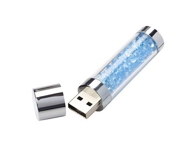 USB-флешка на 32 ГБ, micro USB, синий