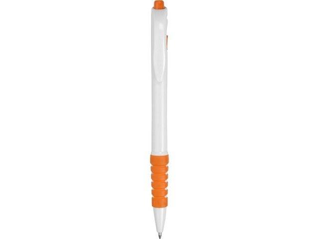 Ручка шариковая "Фиджи", белый/оранжевый