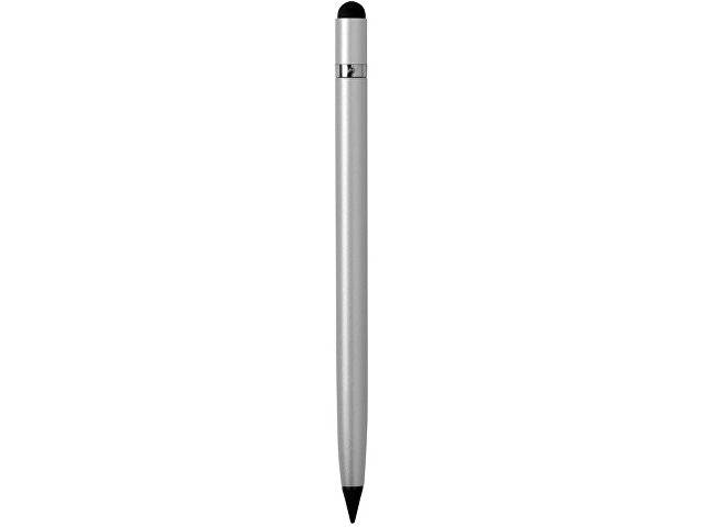 Вечный карандаш "Eternal" со стилусом и ластиком, серебристый
