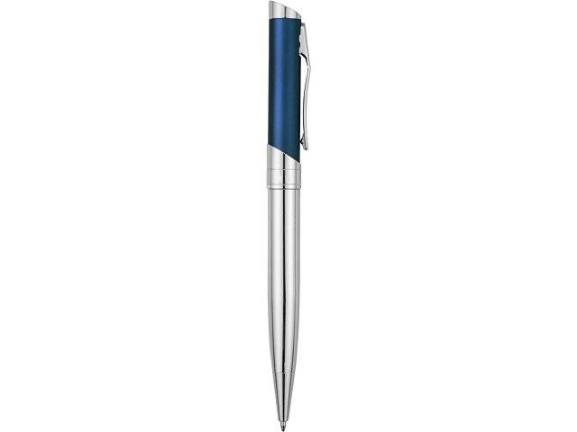 Ручка шариковая «Глазго» серебристая/синяя