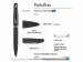 Ручка "Portofino" шариковая  автоматическая, черный металлический корпус, 1,0 мм, синяя