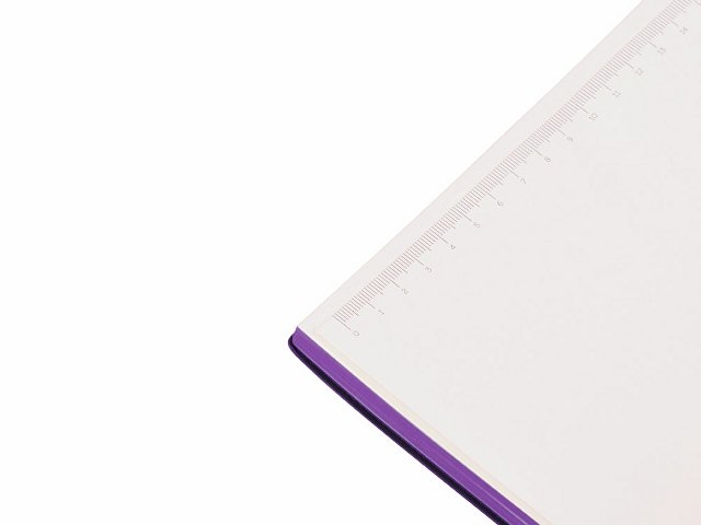 Бизнес-блокнот C1 софт-тач, гибкая обложка, 128 листов, фиолетовый