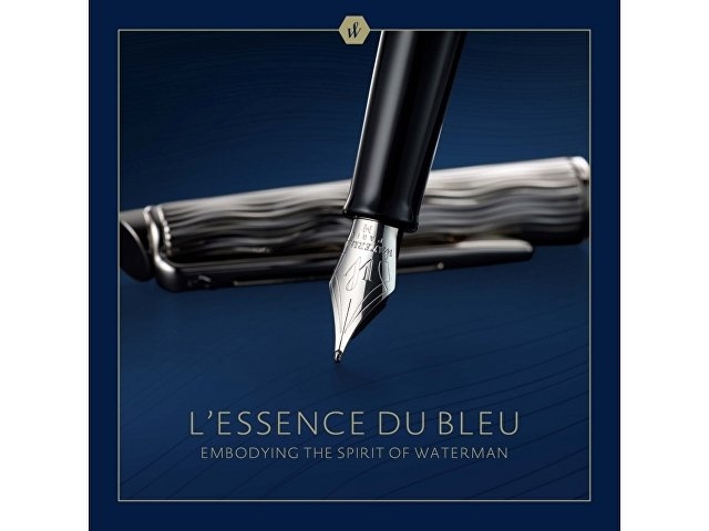 Перьевая ручка Waterman Hemisphere22 SE Deluxe Blue CT, перо: F, цвет: Blue, в подарочной упаковке