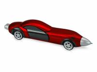 Ручка шариковая «Сан-Марино» в форме автомобиля с открывающимися дверями и инерционным механизмом дв