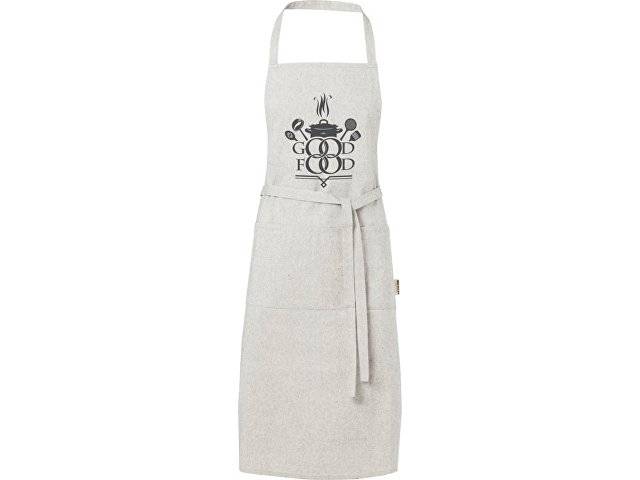 Pheebs 200 g/m2 recycled cotton apron, серый яркий