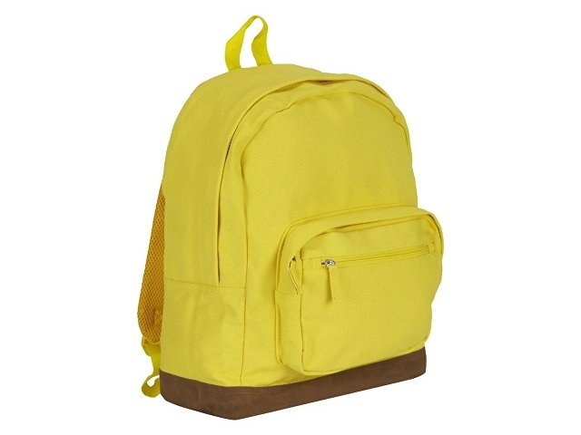 Рюкзак Shammy с эко-замшей для ноутбука 15", желтый