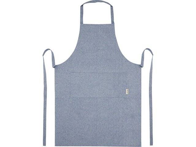 Pheebs 200 g/m2 recycled cotton apron, синий