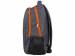 Рюкзак «Metropolitan», серый с оранжевой молнией