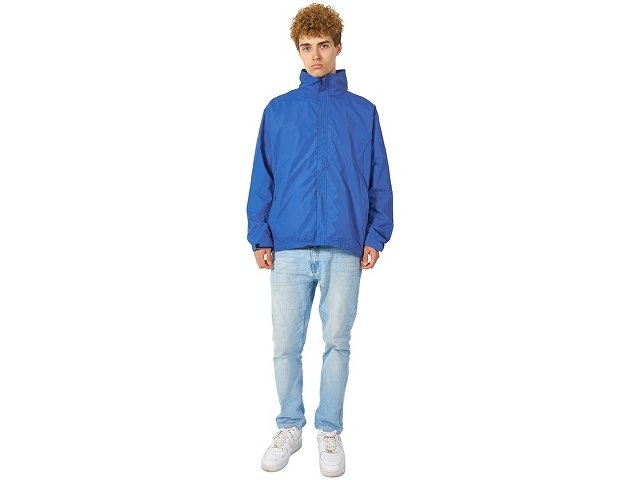 Куртка мужская с капюшоном "Wind", кл. синий
