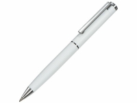 Шариковая металлическая ручка с анодированным слоем "Monarch", белая