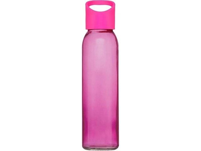 Спортивная бутылка Sky из стекла объемом 500 мл, розовый