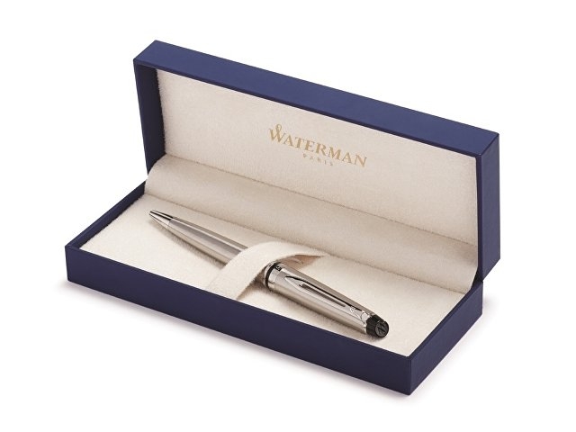 Шариковая ручка Waterman Expert 3, цвет: Stainless Steel CT, стержень: Mblue