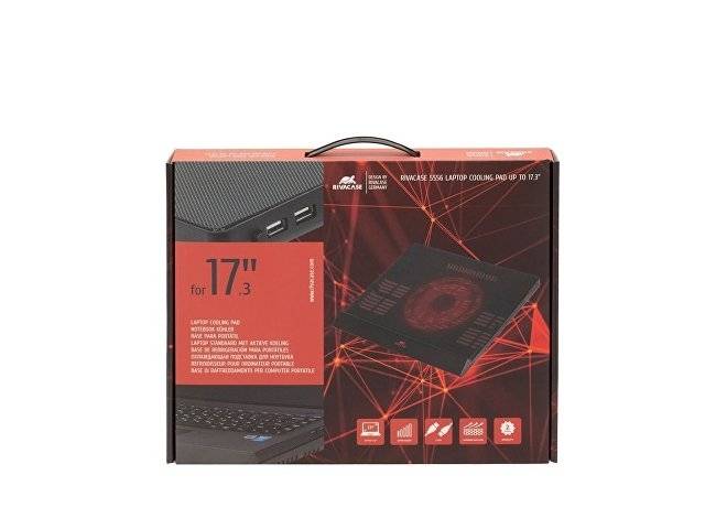 Охлаждающая подставка 5556 для ноутбуков до 17,3", черный