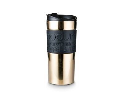 TRAVEL MUG STEEL. Travel mug 350ml, золотой