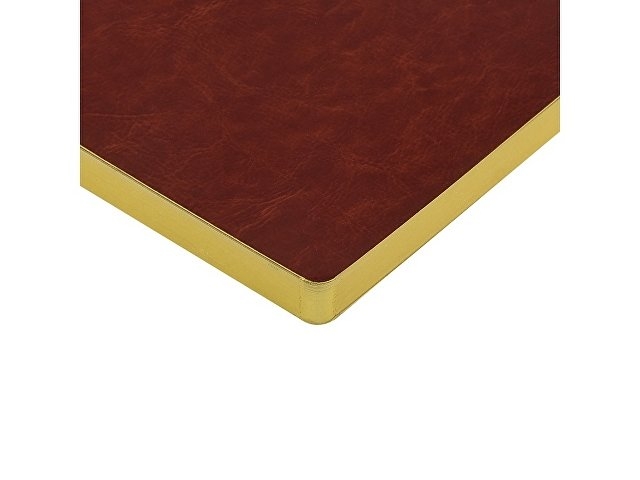 Ежедневник недатированный А5 "Megapolis Nebraska Flex", коричневый с золотым обрезом