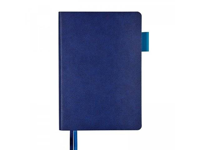 Ежедневник недатированный А5 «Boston», синий (голубой обрез)