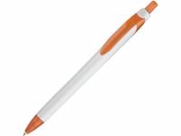 Ручка шариковая "Каприз" белый/оранжевый