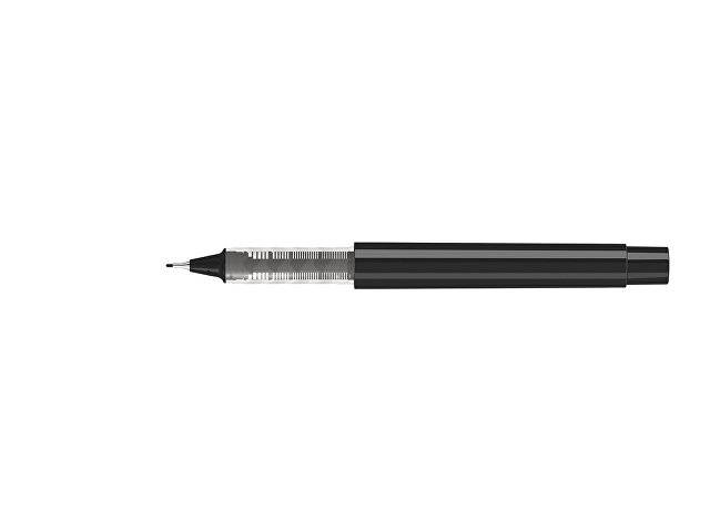 Капиллярная ручка в корпусе из переработанного материала rPET "RECYCLED PET PEN PRO FL», черный с чечерным